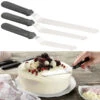 Rosenstein & Söhne Kuchenpalette Klein:3er-Set Edelstahl-Winkelpaletten In 3 Größen Mit Ergonomischen Griffen