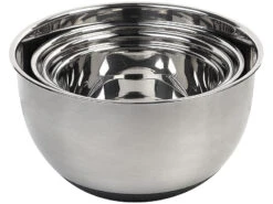 Rosenstein & Söhne Edelstahlschüsseln:2er-Set 11-teiliges Premium-Rührschüssel-Set Mit 3 Reibeaufsätzen -Einrichtungsgeschäft nx7087 12