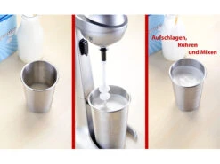 Rosenstein & Söhne Fitness-Drink-Shaker:Elektrischer Drink-Mixer Mit Edelstahl-Becher (Versandrückläufer) 13 Rosenstein & Söhne Fitness-Drink-Shaker:Elektrischer Drink-Mixer Mit Edelstahl-Becher (Versandrückläufer) -Einrichtungsgeschäft nx7386 11