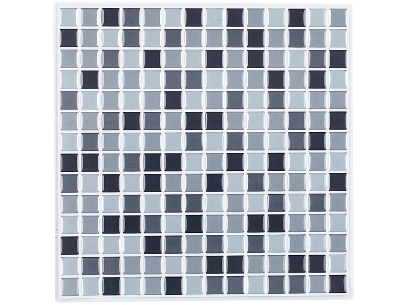 Infactory Fliesen:Selbstklebende 3D-Mosaik-Fliesenaufkleber "Dezent" 26x26 Cm, 10er-Set 8 Infactory Fliesen:Selbstklebende 3D-Mosaik-Fliesenaufkleber "Dezent" 26x26 Cm, 10er-Set – Bild 6