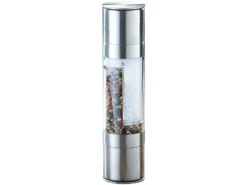 Rosenstein & Söhne Salz Pfefferstreuer:Manuelle 2in1-Salz-und Pfeffermühle Mit 2 Keramik-Mahlwerken, 22 Cm -Einrichtungsgeschäft nx7481 6