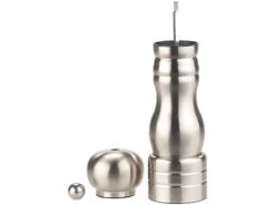 Rosenstein & Söhne Pfeffermühle Manuell:Klassische Salz- & Pfeffermühle, Keramik-Mahlwerk, Edelstahl, 22,5 Cm -Einrichtungsgeschäft nx7490 1 1