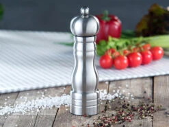 Rosenstein & Söhne Pfeffermühle Manuell:Klassische Salz- & Pfeffermühle, Keramik-Mahlwerk, Edelstahl, 22,5 Cm -Einrichtungsgeschäft nx7490 2 1