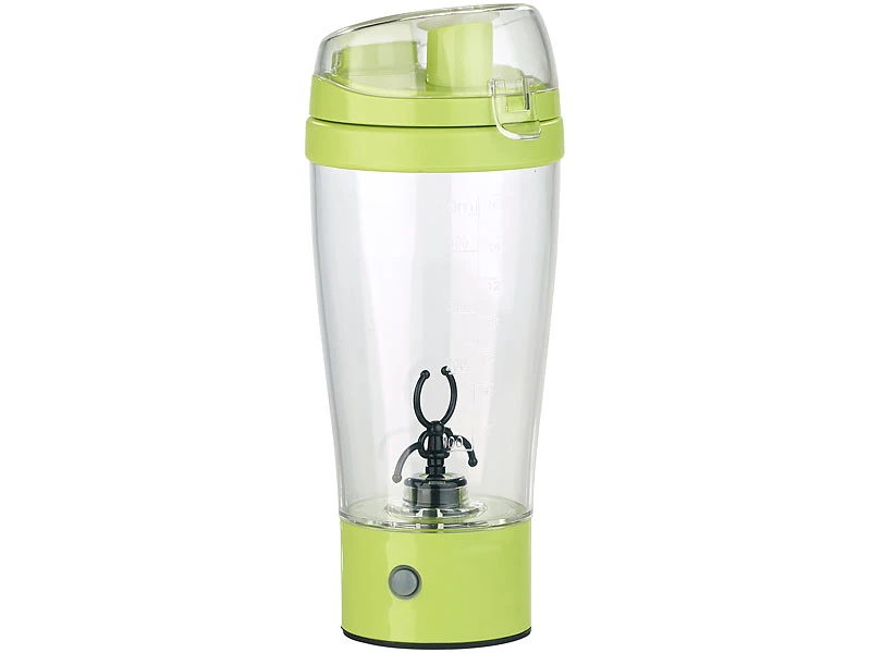 Rosenstein & Söhne Shaker:Selbstrührender Trinkbecher Mit Elektrischem Quirl, 450 Ml, BPA-frei 6 Rosenstein & Söhne Shaker:Selbstrührender Trinkbecher Mit Elektrischem Quirl, 450 Ml, BPA-frei – Bild 4