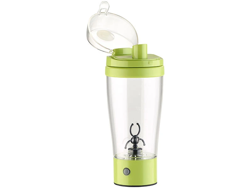 Rosenstein & Söhne Shaker:Selbstrührender Trinkbecher Mit Elektrischem Quirl, 450 Ml, BPA-frei 7 Rosenstein & Söhne Shaker:Selbstrührender Trinkbecher Mit Elektrischem Quirl, 450 Ml, BPA-frei – Bild 5