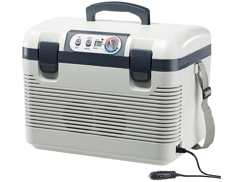 Xcase Elektrokühlbox:Thermoelektrische Kühl-/Wärmebox, LED-Anzeige, 12/24 & 230 V, 19 Liter 5 Xcase Elektrokühlbox:Thermoelektrische Kühl-/Wärmebox, LED-Anzeige, 12/24 & 230 V, 19 Liter – Bild 3