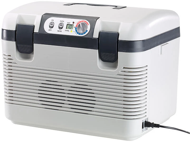 Xcase Elektrokühlbox:Thermoelektrische Kühl-/Wärmebox, LED-Anzeige, 12/24 & 230 V, 19 Liter 10 Xcase Elektrokühlbox:Thermoelektrische Kühl-/Wärmebox, LED-Anzeige, 12/24 & 230 V, 19 Liter – Bild 8