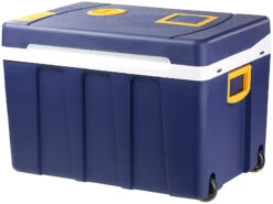 Xcase Campingkühlschrank:Thermoelektrische XXL-Trolley-Kühl- & Wärmebox, 12/24 & 230V, 50 Liter -Einrichtungsgeschäft nx7535 1