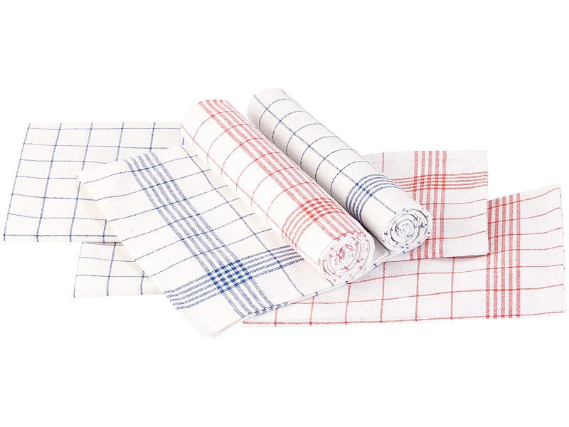 Rosenstein & Söhne Geschirrhandtücher:12er-Set Halb-Leinen-Geschirrtücher, 70x50 Cm, OEKO-TEX® Standard 100 5 Rosenstein & Söhne Geschirrhandtücher:12er-Set Halb-Leinen-Geschirrtücher, 70x50 Cm, OEKO-TEX® Standard 100 – Bild 3