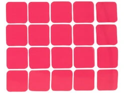 AGT Doppelseitiges Klebeband:20er-Set Doppelseitige Klebepads, 25 X 25 Mm, Tragkraft 200 G/cm²