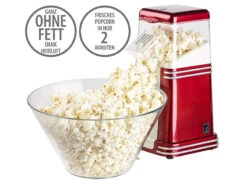 Rosenstein & Söhne Popkornmaschine:XL-Heißluft-Popcorn-Maschine Für Bis Zu 100 G Mais, 1.200 Watt -Einrichtungsgeschäft nx7615 17