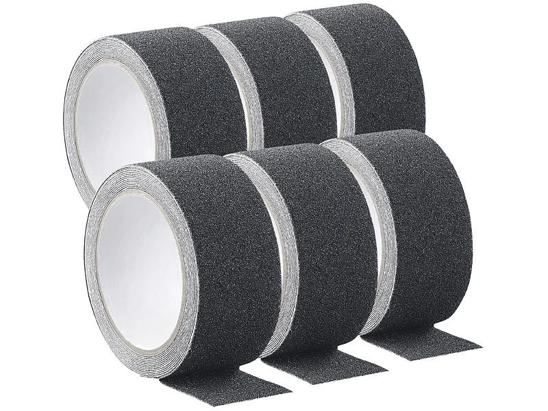 AGT Tape:6er-Set Anti-Rutsch-Klebeband, Robust & Wasserfest, 48mm X 4m, Schwarz 3 AGT Tape:6er-Set Anti-Rutsch-Klebeband, Robust & Wasserfest, 48mm X 4m, Schwarz