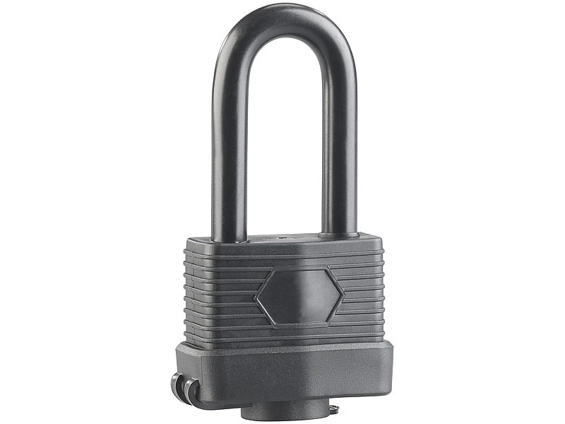 AGT Vorhängeschlösser:4er-Set Vorhänge-Schlösser Mit XXL-Bügeln Und 6 Schlüsseln 7 AGT Vorhängeschlösser:4er-Set Vorhänge-Schlösser Mit XXL-Bügeln Und 6 Schlüsseln – Bild 5