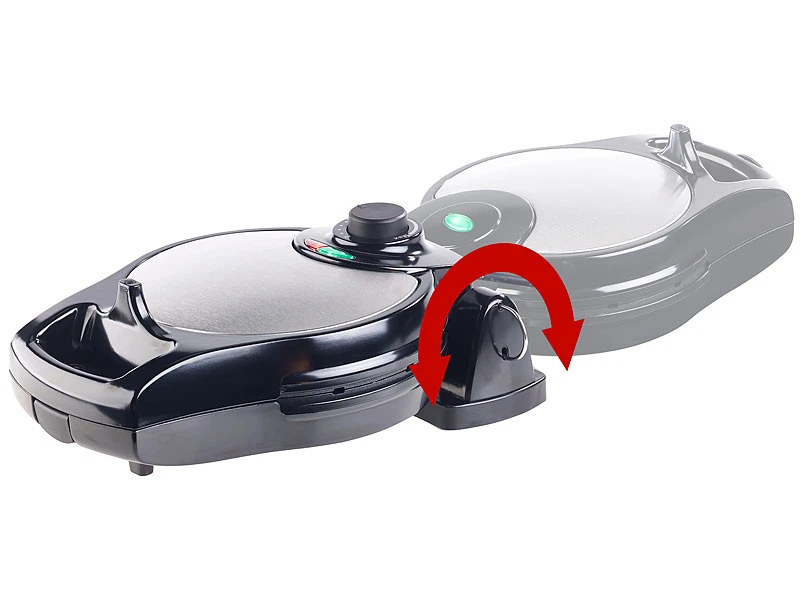 Rosenstein & Söhne Waffelautomat:Wendbares Waffeleisen Mit Stufenloser Temperatur-Regelung, 875 Watt 5 Rosenstein & Söhne Waffelautomat:Wendbares Waffeleisen Mit Stufenloser Temperatur-Regelung, 875 Watt – Bild 3