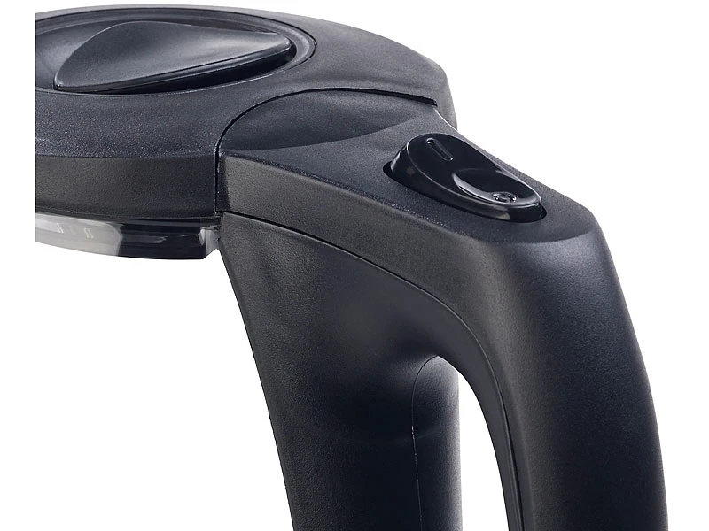 Rosenstein & Söhne Kettle:Glas-Wasserkocher Mit Blauer LED-Beleuchtung, 2.200 Watt, 1,7 Liter 7 Rosenstein & Söhne Kettle:Glas-Wasserkocher Mit Blauer LED-Beleuchtung, 2.200 Watt, 1,7 Liter – Bild 5