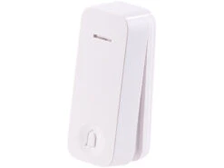 CASAcontrol Türklingel:Steckdosen-Funkklingel Mit Kinetischem Funk-Taster, Licht & Ton -Einrichtungsgeschäft nx7782 1