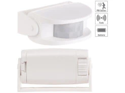 CASAcontrol Durchgangsmelder:Steckdosen-Funkklingel Mit PIR-Bewegungsmelder & Tür- & Fenster-Alarm -Einrichtungsgeschäft nx7790 4 1