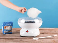 Rosenstein & Söhne Zuckerwattemaschine:Zuckerwatte-Maschine Mit Spülmaschinenfesten Aufsätzen, 500 Watt -Einrichtungsgeschäft nx7834 11