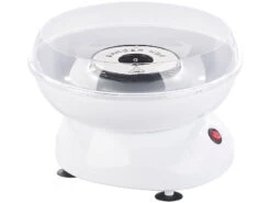 Rosenstein & Söhne Zuckerwattemaschine:Zuckerwatte-Maschine Mit Spülmaschinenfesten Aufsätzen, 500 Watt -Einrichtungsgeschäft nx7834 6