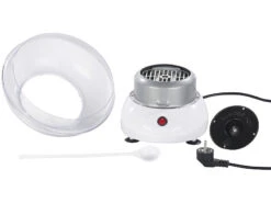 Rosenstein & Söhne Zuckerwattemaschine:Zuckerwatte-Maschine Mit Spülmaschinenfesten Aufsätzen, 500 Watt -Einrichtungsgeschäft nx7834 7