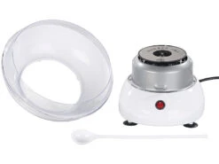 Rosenstein & Söhne Zuckerwattemaschine:Zuckerwatte-Maschine Mit Spülmaschinenfesten Aufsätzen, 500 Watt -Einrichtungsgeschäft nx7834 9