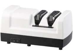 Rosenstein & Söhne Messerschleifer:Elektrischer Profi-Diamant-Messerschärfer, Grob- Und Feinschliff, 60 W