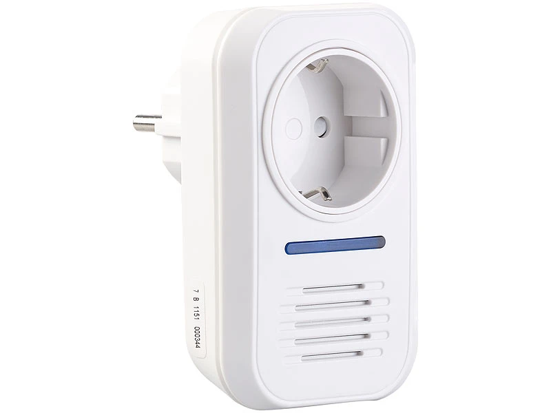 CASAcontrol Funkgong Steckdose:Steckdosen-Funkklingel Für Kinetische Funk-Taster, Mit 230-V-Steckdose 4 CASAcontrol Funkgong Steckdose:Steckdosen-Funkklingel Für Kinetische Funk-Taster, Mit 230-V-Steckdose – Bild 2