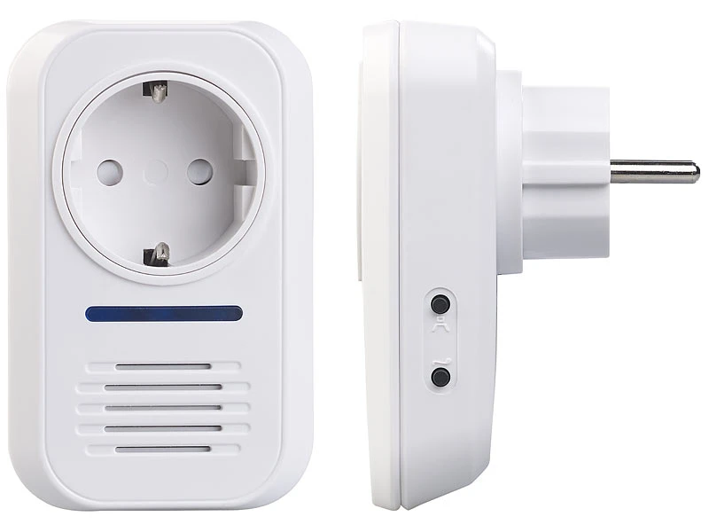CASAcontrol Funkgong Steckdose:Steckdosen-Funkklingel Für Kinetische Funk-Taster, Mit 230-V-Steckdose 6 CASAcontrol Funkgong Steckdose:Steckdosen-Funkklingel Für Kinetische Funk-Taster, Mit 230-V-Steckdose – Bild 4