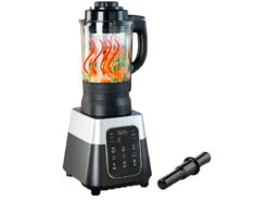 Rosenstein & Söhne Sojamilchbereiter:Profi-Standmixer Mit Wärme-Funktion, Touch-Tasten, 1,75 L, 1.500 Watt -Einrichtungsgeschäft nx7930 18