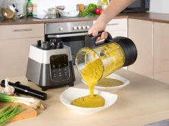 Rosenstein & Söhne Sojamilchbereiter:Profi-Standmixer Mit Wärme-Funktion, Touch-Tasten, 1,75 L, 1.500 Watt -Einrichtungsgeschäft nx7930 8