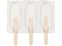 Rosenstein & Söhne Silikon Eisform:Silikon-Form Für 3 Eis Am Stiel, Je 80 Ml, Mit 24 Holzstielen -Einrichtungsgeschäft nx7956 2