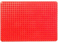 Rosenstein & Söhne Backofenmatte:2er-Set Silikon-Backmatten Mit Pyramiden-Noppen, Antihaftbeschichtet -Einrichtungsgeschäft nx7981 4