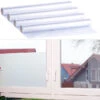Infactory Milchfolie:4er-Set Milchglasfolie, Statisch Haftende Sichtschutz-Folie, 45x200 Cm