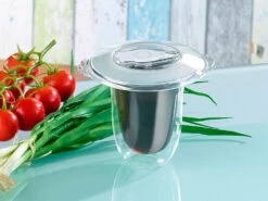 Rosenstein & Söhne Vakuum-Hauben:Vakuum-Universaldeckel, Ø 11, 18 & 23,5 Cm, 3er-Set -Einrichtungsgeschäft nx8299 1