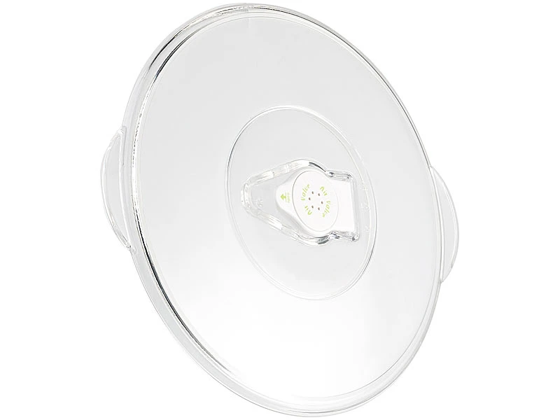 Rosenstein & Söhne Vacuumdeckel:Vakuum-Universaldeckel, Ø 9,5-18 Cm, 3er-Set 3 Rosenstein & Söhne Vacuumdeckel:Vakuum-Universaldeckel, Ø 9,5-18 Cm, 3er-Set