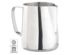 Cucina Di Modena Milchkännchen:Edelstahl-Kännchen Zum Aufschäumen Von Milch, Mit Mess-Skala, 580 Ml