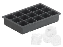 PEARL XXL Eiswürfel-Bereiter:Silikon Eiswürfelform Für 15 Kleine Würfel 3x3x3cm, 6er Set Je 500ml -Einrichtungsgeschäft nx8354 6 1