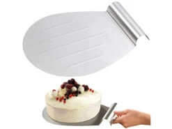 Rosenstein & Söhne Tortenretter:3er-Set Tortenhebe-Bleche Aus Edelstahl Mit Griffmulde, 33 X 26 Cm -Einrichtungsgeschäft nx8366 4