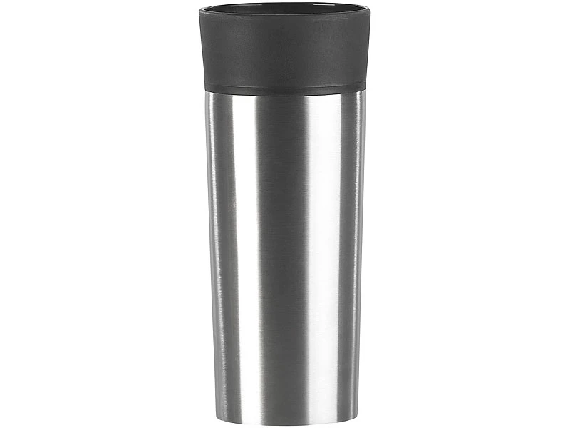 Rosenstein & Söhne Edelstahl Thermobecher:4er-Set Edelstahl-Isolierbecher Mit Quick-Press-Verschluss, 360 Ml 5 Rosenstein & Söhne Edelstahl Thermobecher:4er-Set Edelstahl-Isolierbecher Mit Quick-Press-Verschluss, 360 Ml – Bild 3