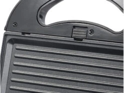 Rosenstein & Söhne Sandwichtoaster:3in1-Sandwichmaker, Waffeleisen & Tischgrill, Anti-Haft, 800 Watt -Einrichtungsgeschäft nx8395 0