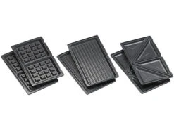 Rosenstein & Söhne Sandwichtoaster:3in1-Sandwichmaker, Waffeleisen & Tischgrill, Anti-Haft, 800 Watt -Einrichtungsgeschäft nx8395 4