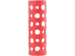 PEARL Glasflasche Silikonhülle:Trinkflasche Aus Borosilikat-Glas, Rote Silikonhülle, 550 Ml, BPA-frei -Einrichtungsgeschäft nx8415 1 1