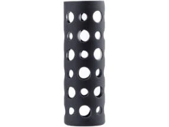 PEARL Glasflasche Mit Hülle:Trinkflasche Aus Borosilikat-Glas, Schwarze Hülle, 550ml, BPA-frei -Einrichtungsgeschäft nx8416 0