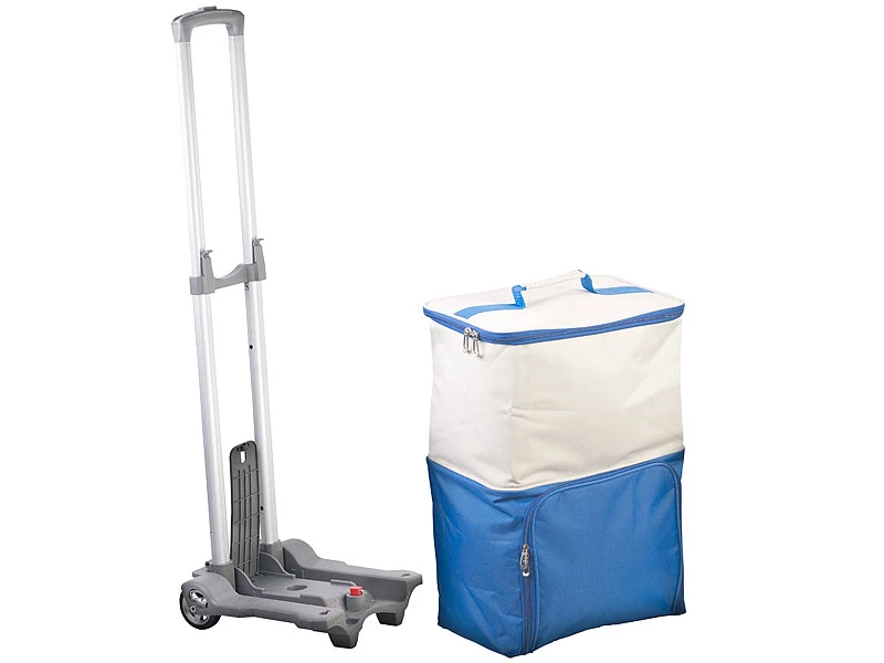 Xcase Einkaufstrolley:2in1-Einkaufs-Tasche-Trolley Mit Geteilten ISO-Kühltaschen, 45 Liter 4 Xcase Einkaufstrolley:2in1-Einkaufs-Tasche-Trolley Mit Geteilten ISO-Kühltaschen, 45 Liter – Bild 2