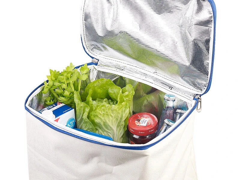 Xcase Einkaufstrolley:2in1-Einkaufs-Tasche-Trolley Mit Geteilten ISO-Kühltaschen, 45 Liter 8 Xcase Einkaufstrolley:2in1-Einkaufs-Tasche-Trolley Mit Geteilten ISO-Kühltaschen, 45 Liter – Bild 6
