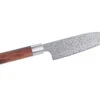 TokioKitchenWare Santoku Damastmesser:Handgefertigtes Marken-Damast-Santokumesser Mit 16-cm-Klinge