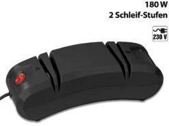 Rosenstein & Söhne Schleifstein Elektrisch:Elektrischer Keramik-Schleifer Für Stahlmesser, Grob- & Fein, 180 Watt -Einrichtungsgeschäft nx8562 1