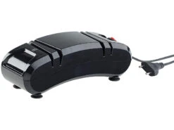 Rosenstein & Söhne Schleifstein Elektrisch:Elektrischer Keramik-Schleifer Für Stahlmesser, Grob- & Fein, 180 Watt -Einrichtungsgeschäft nx8562 2