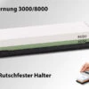TokioKitchenWare Wasserschleifsteine:Doppel-Wasser-Schleifstein Mit Rutschfestem Halter, Körnung 3000/8000 -Einrichtungsgeschäft nx8576 1
