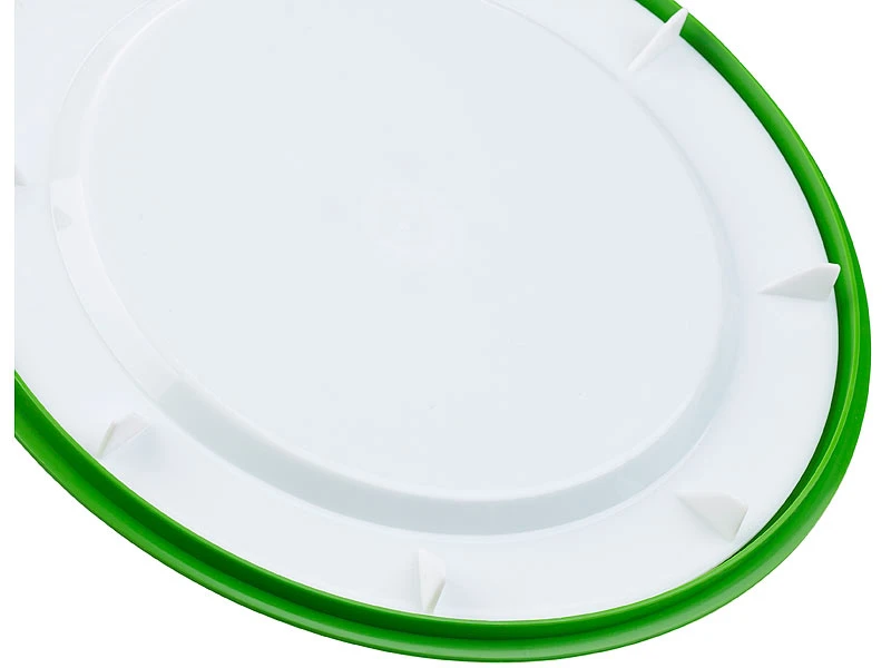 Rosenstein & Söhne Sieb:Faltbare XL-Salatschleuder Mit Kurbel Und Hoher Übersetzung, 5 L 8 Rosenstein & Söhne Sieb:Faltbare XL-Salatschleuder Mit Kurbel Und Hoher Übersetzung, 5 L – Bild 6